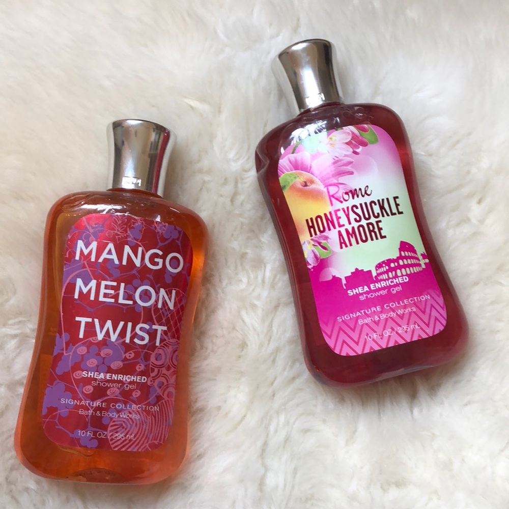 TWO NEVER USED BATH AND BODY WORKS BODY WASHES